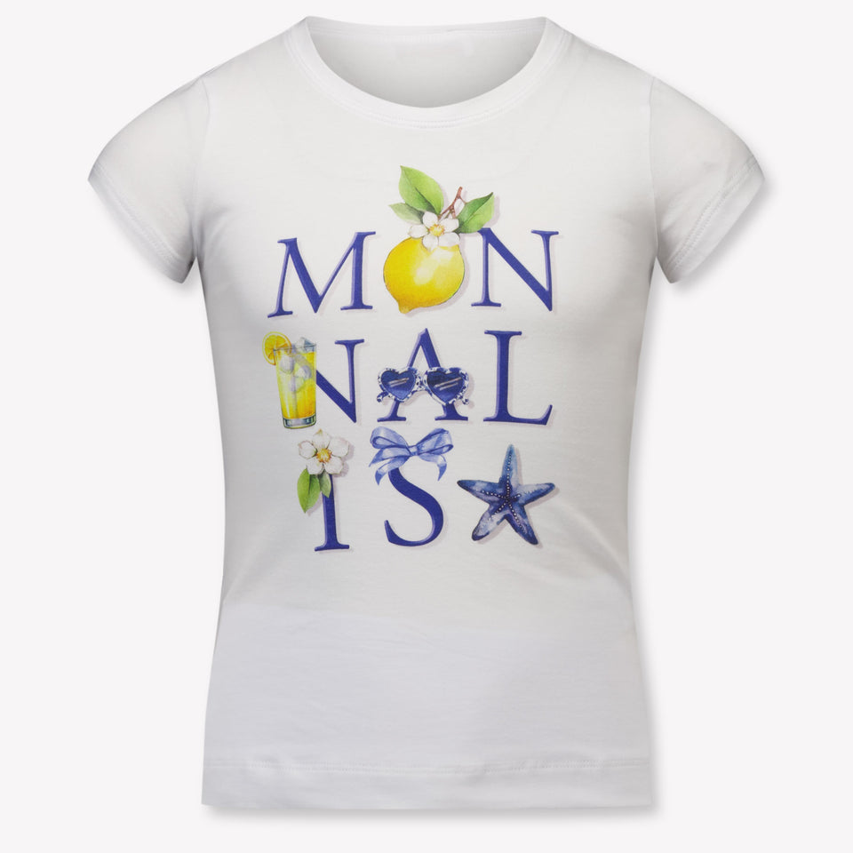 MonnaLisa Kids Girls T-Shirt In White