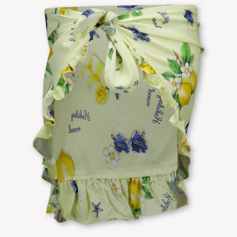 MonnaLisa Kids Girls Swimwear In Yellow