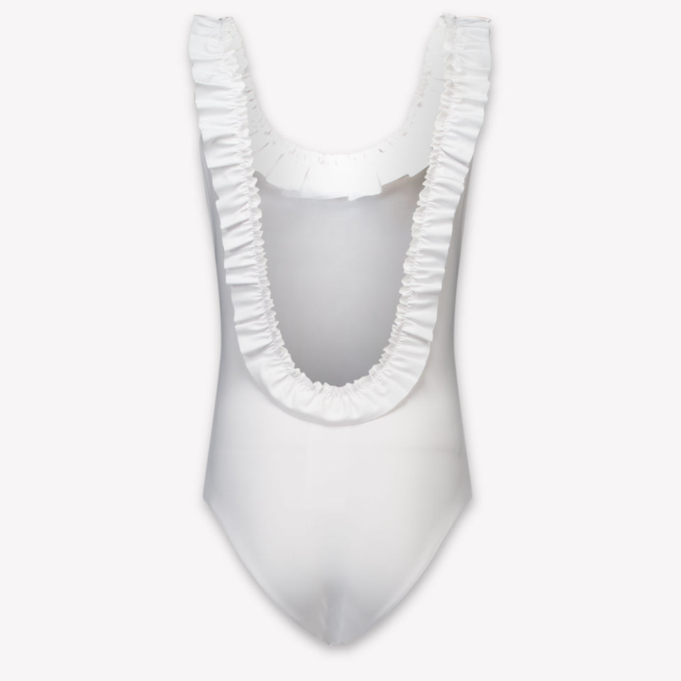 MonnaLisa Kinder Meisjes Zwemkleding In Wit