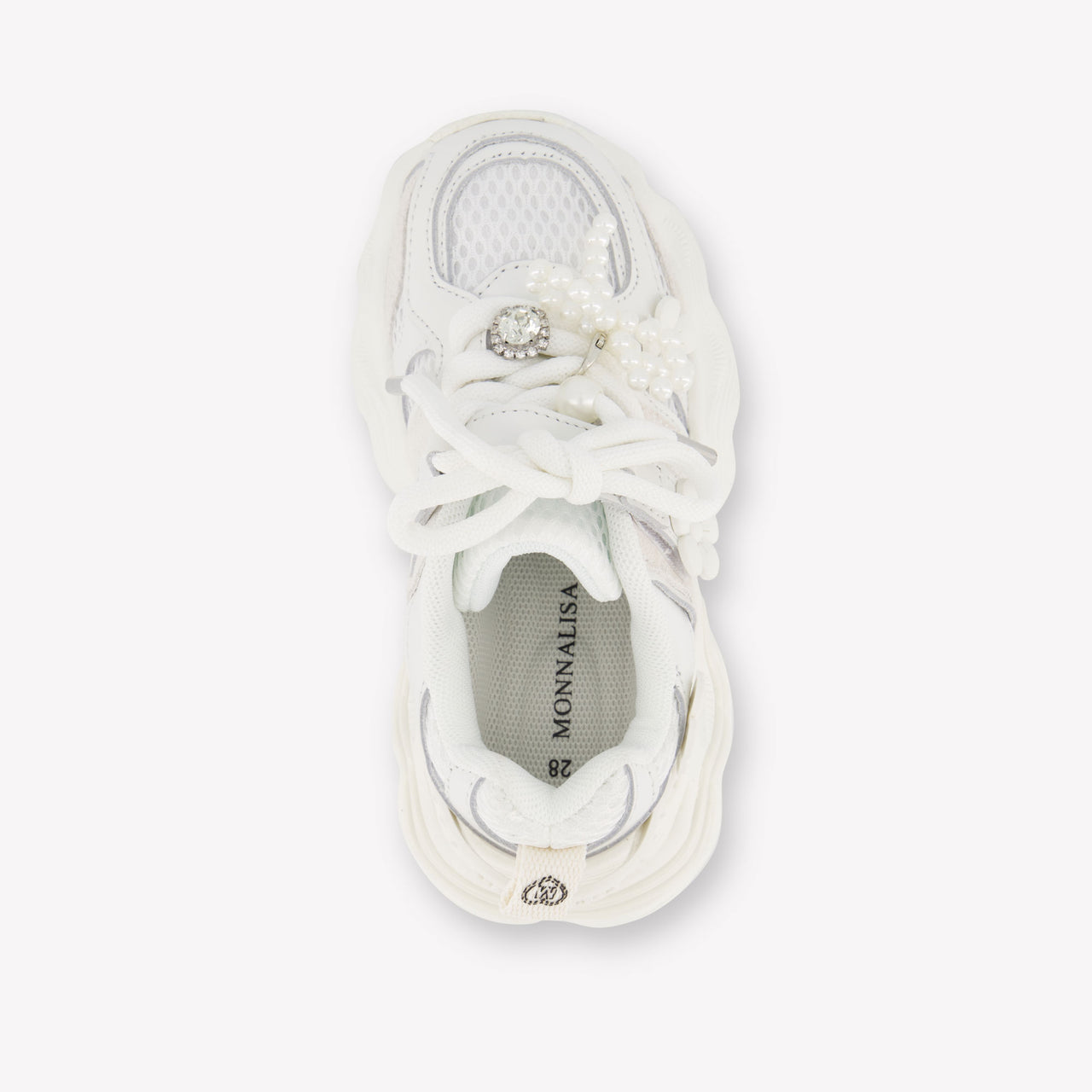 MonnaLisa Meisjes Sneakers In Wit