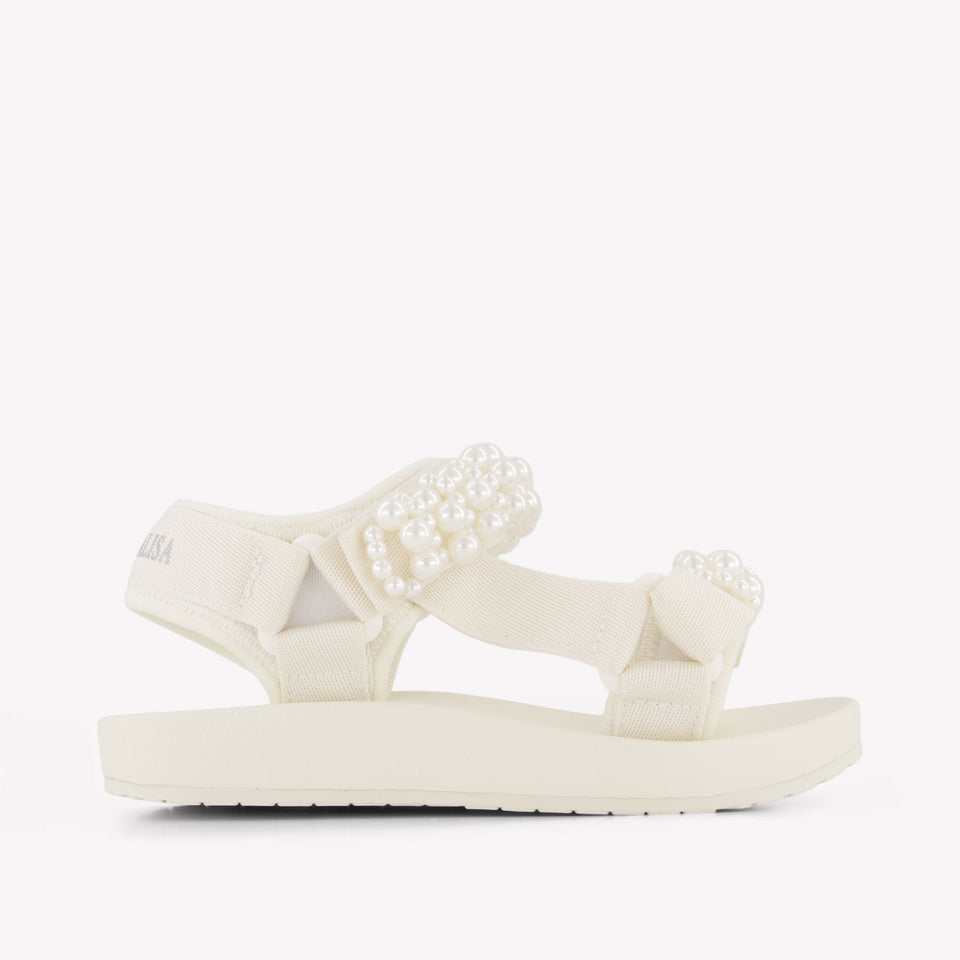MonnaLisa Meisjes Sandalen In Wit