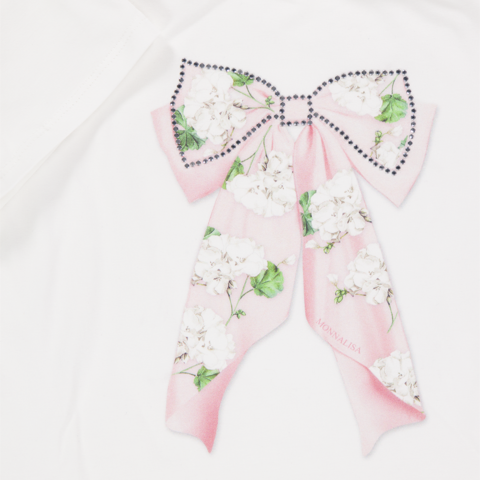 MonnaLisa Kids Girls T-Shirt In Light Pink