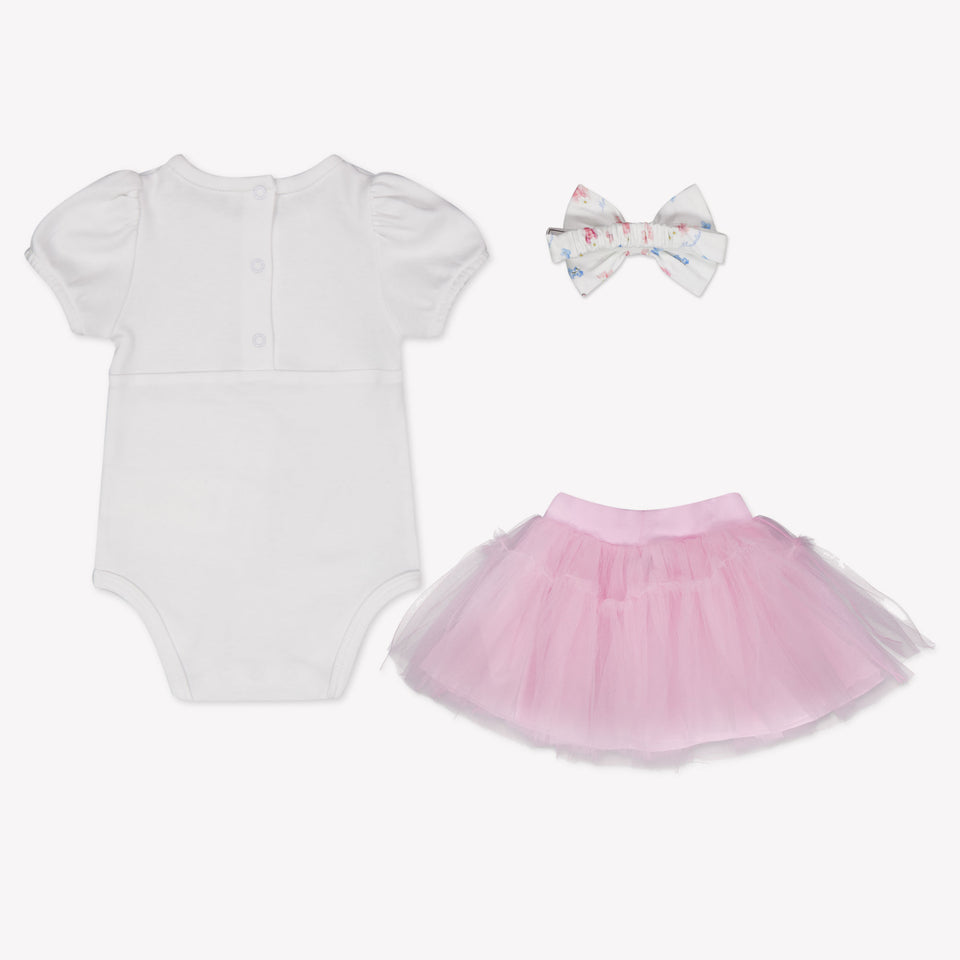 MonnaLisa Baby Girls Playsuit In Light Pink