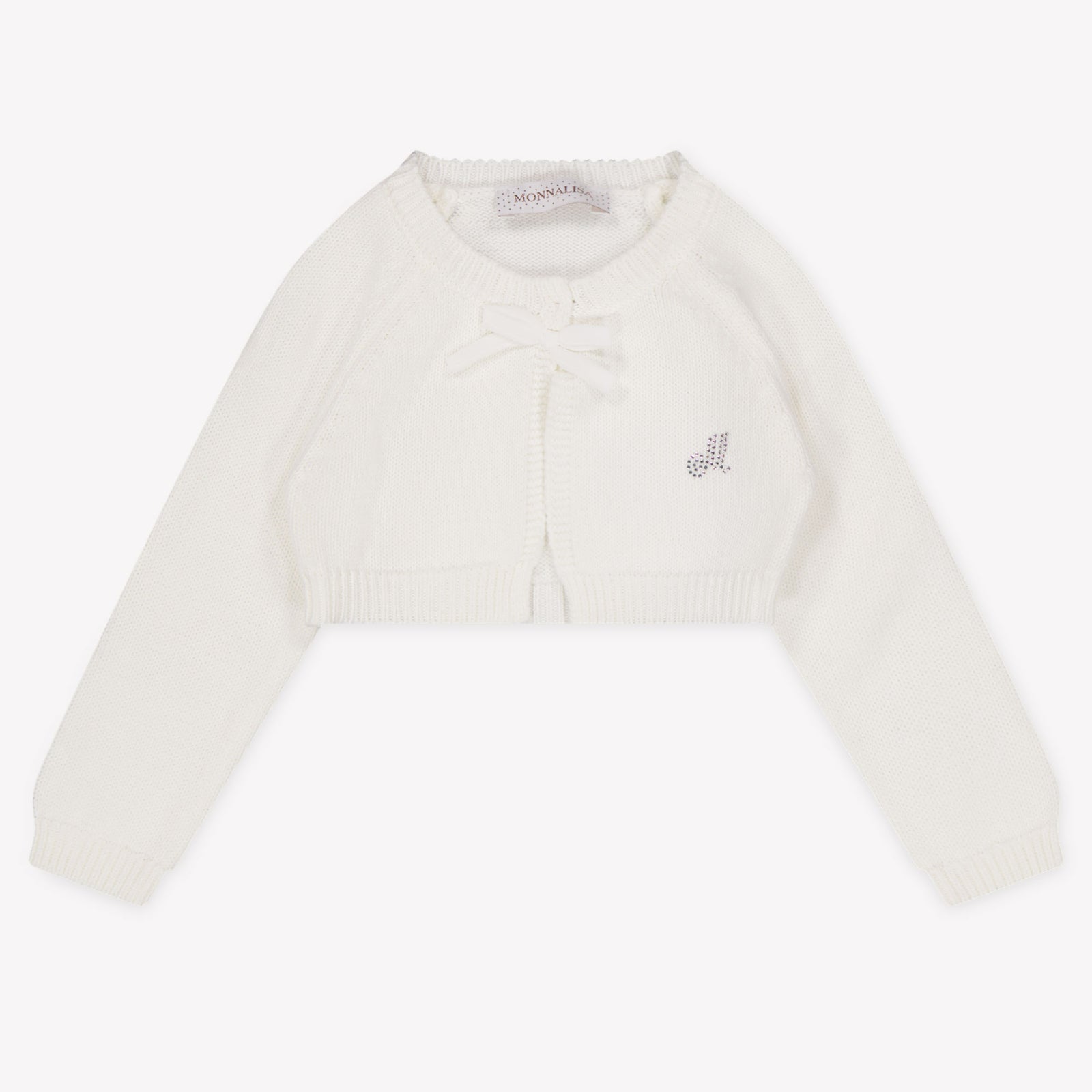 MonnaLisa Baby Girls Cardigan In White