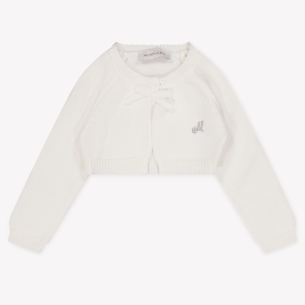 MonnaLisa Baby Girls Cardigan In White