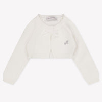 MonnaLisa Baby Girls Cardigan In White