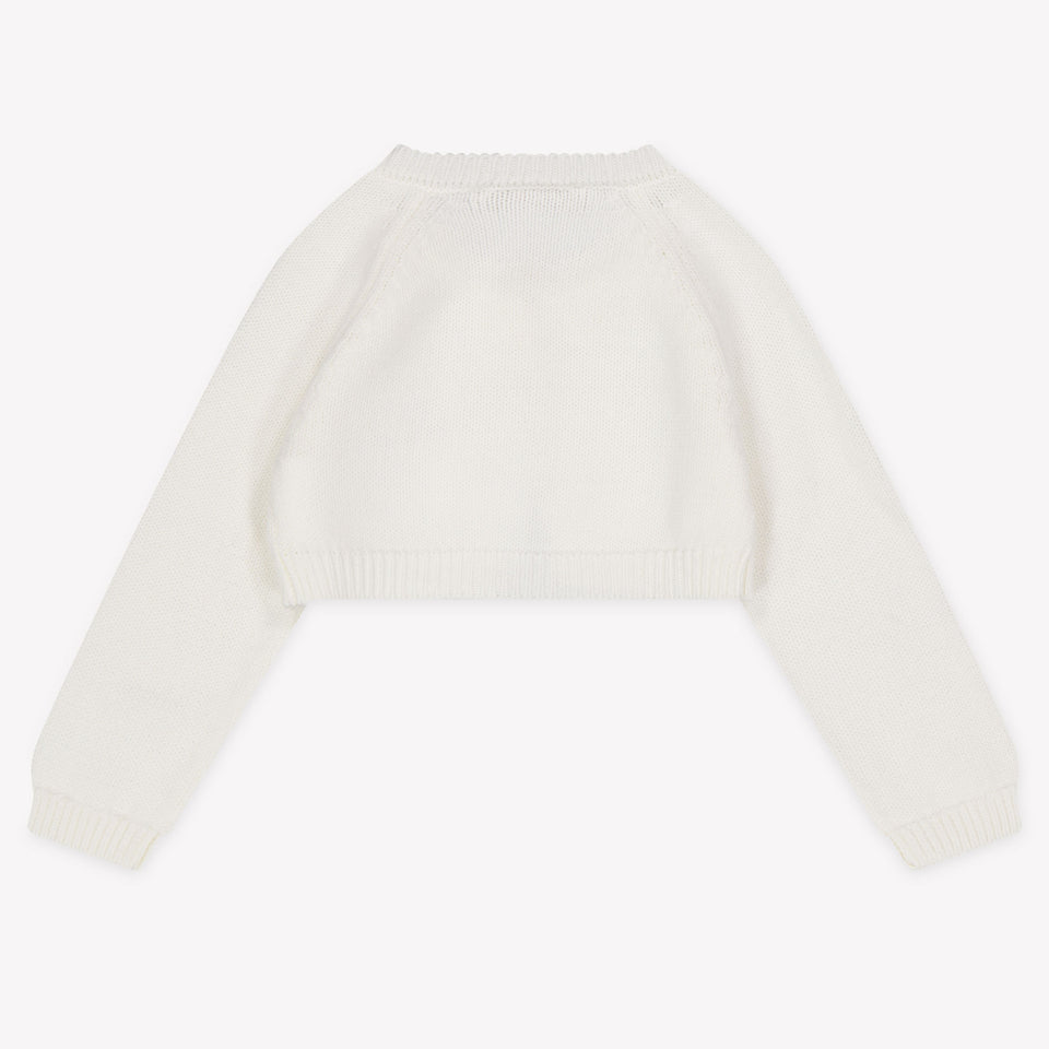 MonnaLisa Baby Meisjes Vest In Wit