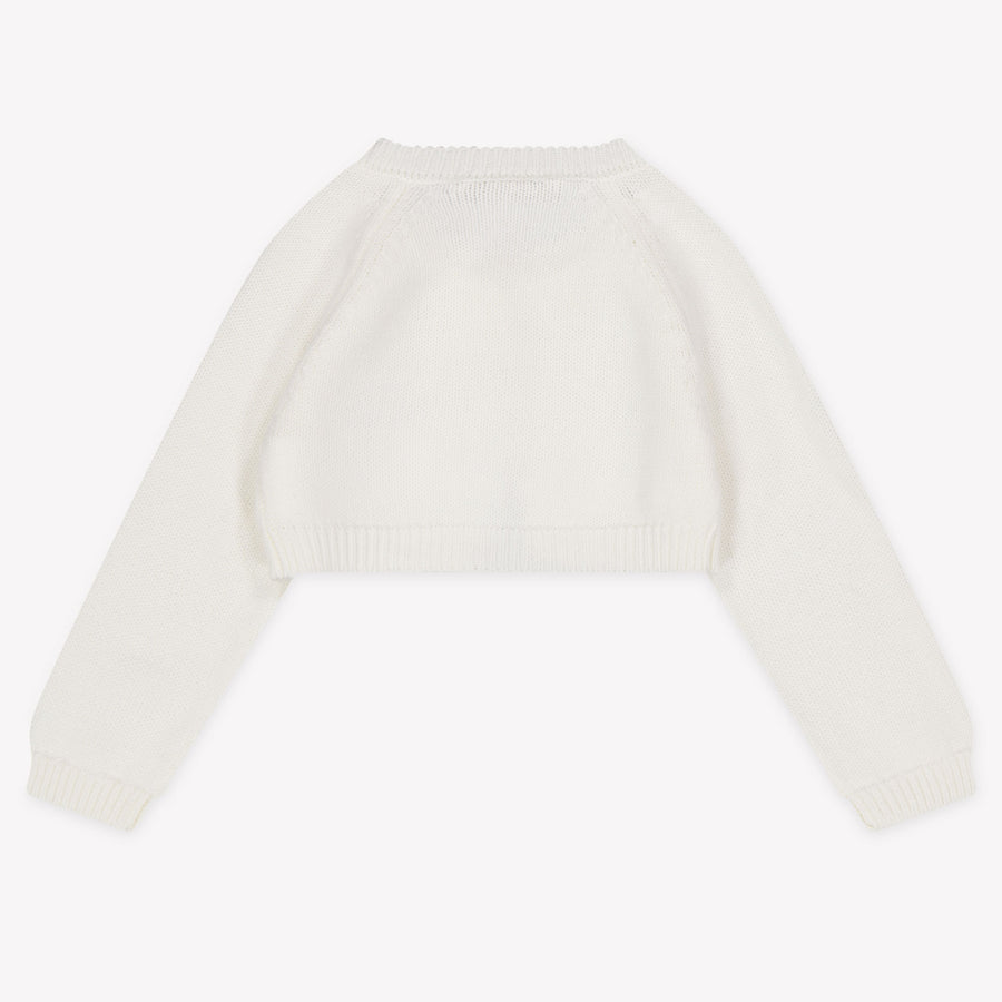 MonnaLisa Baby Girls Cardigan In White