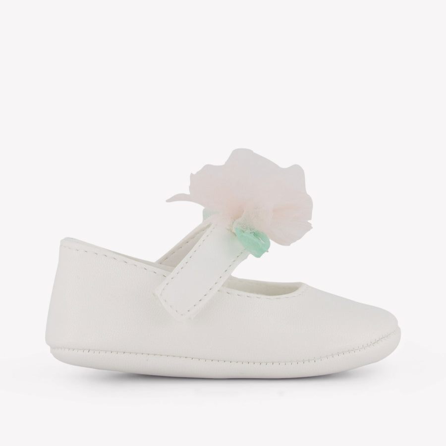MonnaLisa Baby Girls Shoes in White