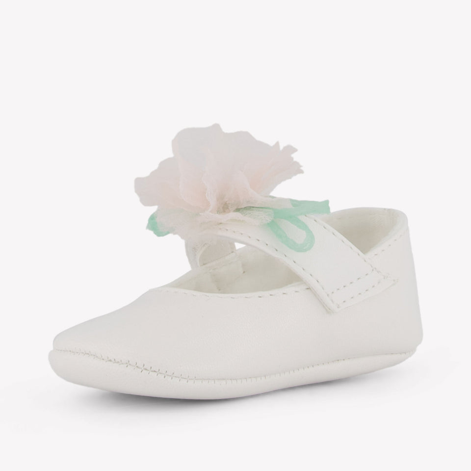 MonnaLisa Baby Girls Shoes In White