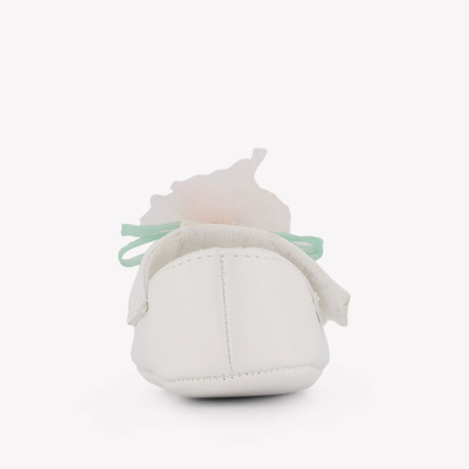 MonnaLisa Baby Girls Shoes In White