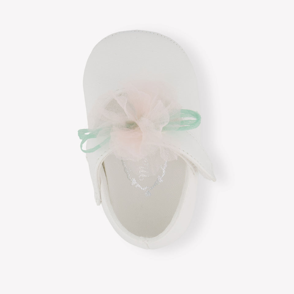MonnaLisa Baby Girls Shoes In White