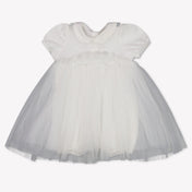 MonnaLisa Baby Girls Playsuit In White