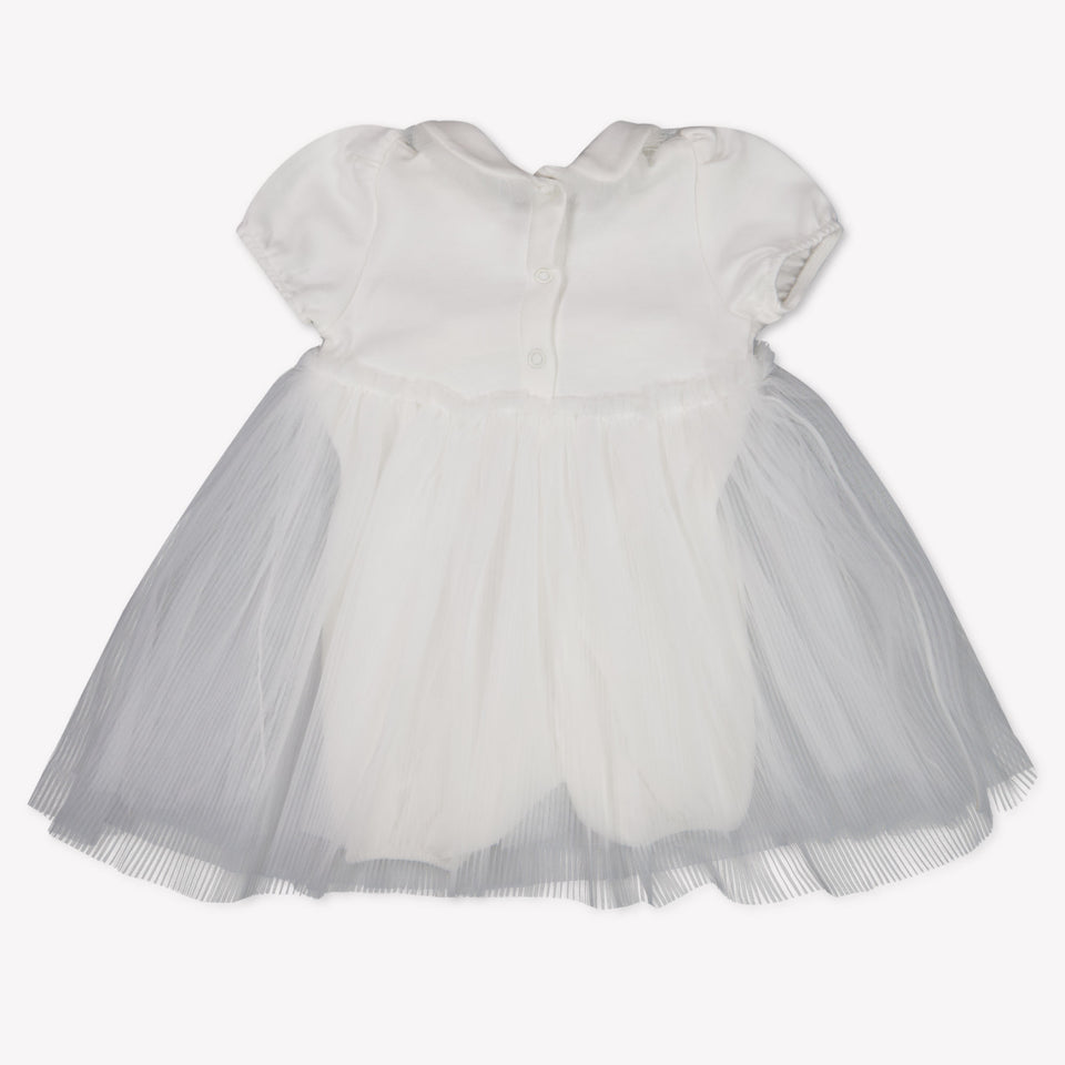 MonnaLisa Baby Girls Playsuit In White