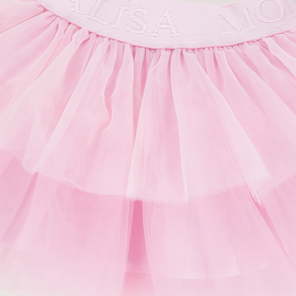 MonnaLisa Baby Girls Skirt In Light Pink