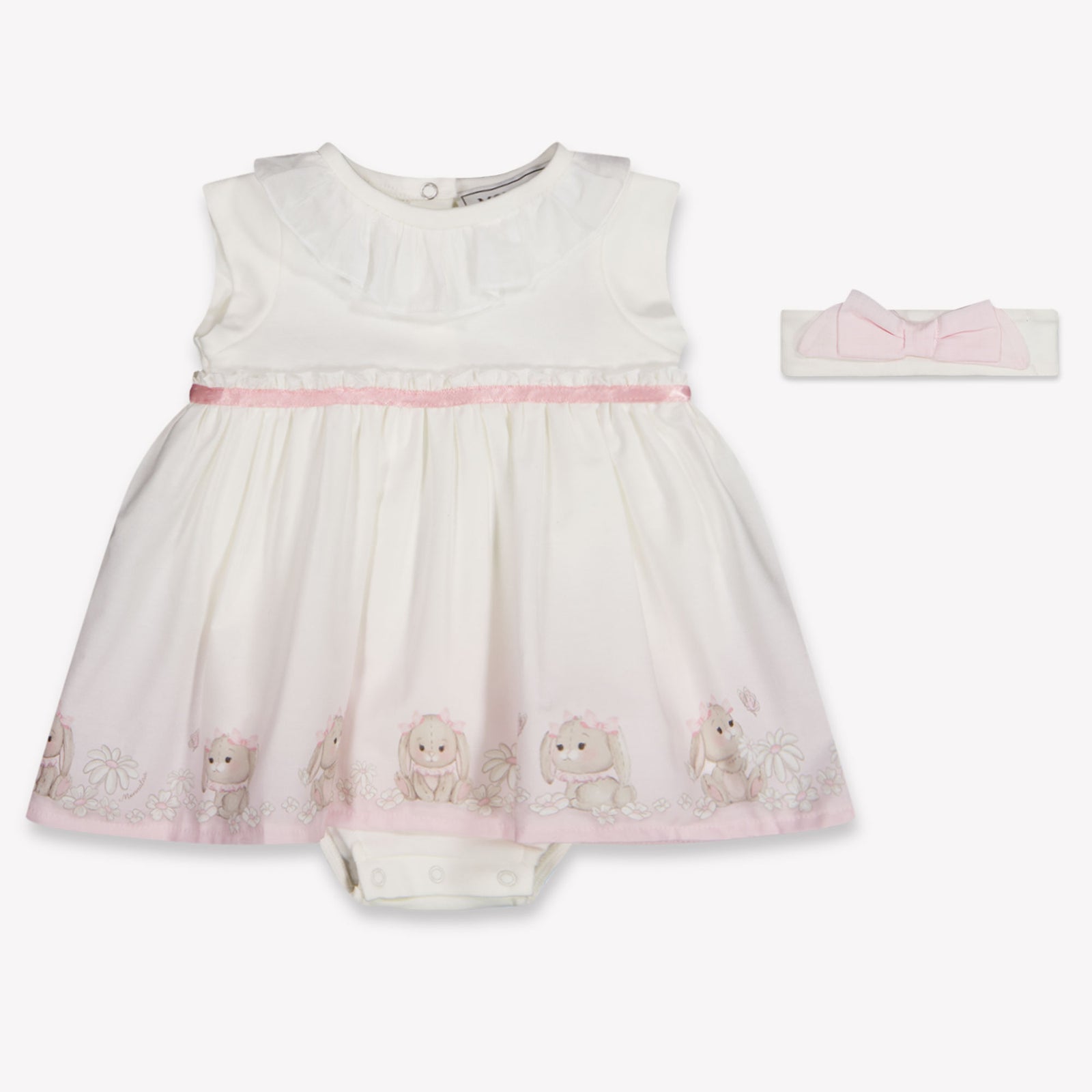 MonnaLisa Baby Girls Dress In Light Pink