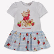 MonnaLisa Baby Girls Dress In White