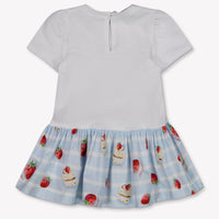 MonnaLisa Baby Girls Dress In White