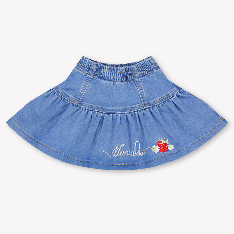 MonnaLisa Baby Meisjes Rokje In Jeans