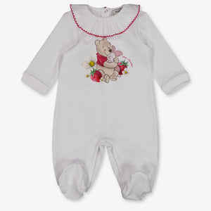 MonnaLisa Baby Meisjes Boxpakje In Wit
