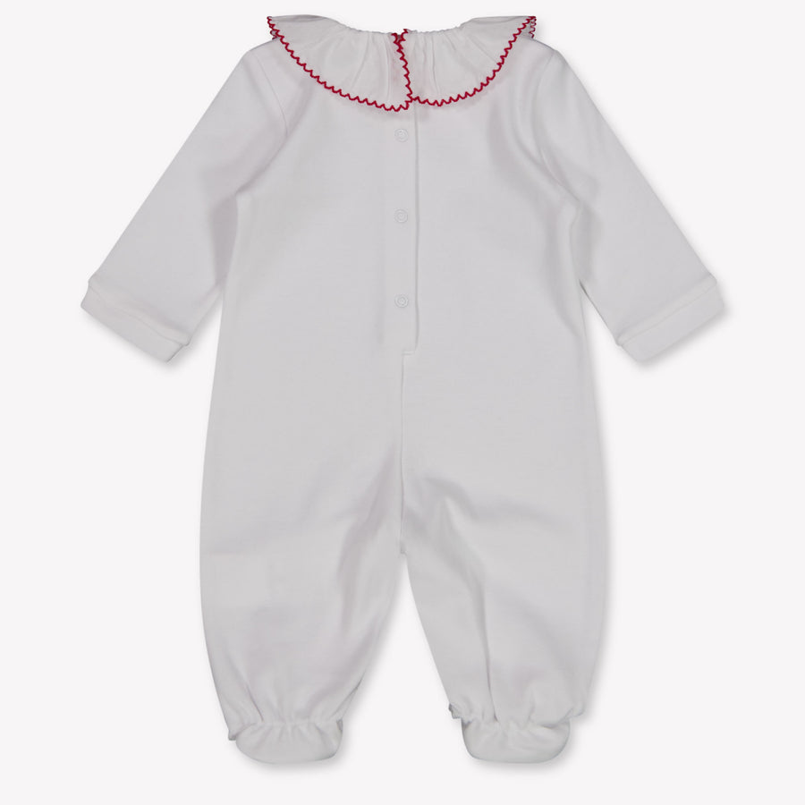 MonnaLisa Baby Meisjes Boxpakje In Wit