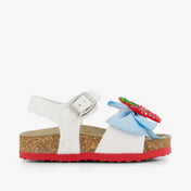 MonnaLisa Girls Sandals In Light Blue