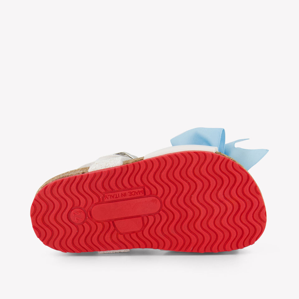 MonnaLisa Girls Sandals In Light Blue