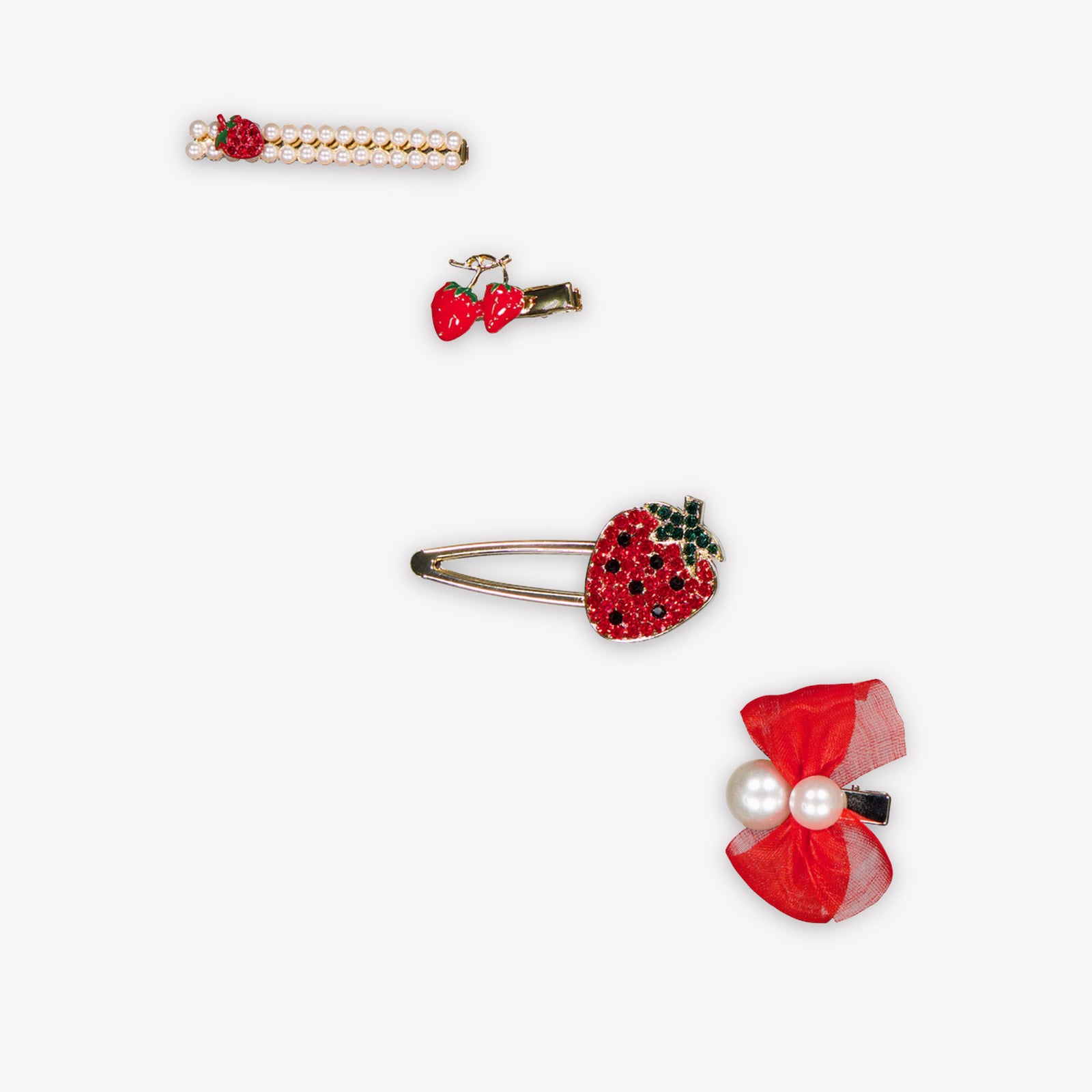 MonnaLisa Baby Girls Accessory In Red