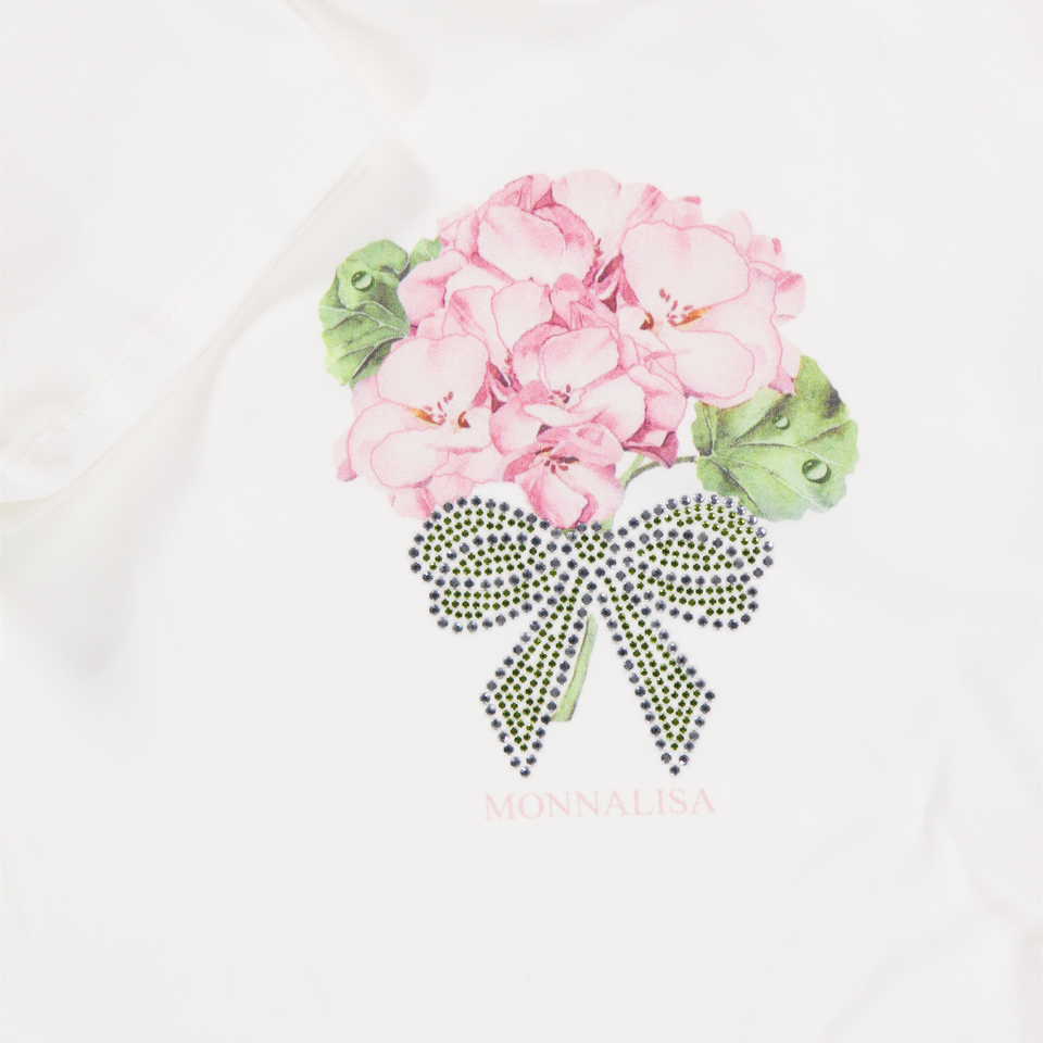 MonnaLisa Kids Girls T-Shirt In White