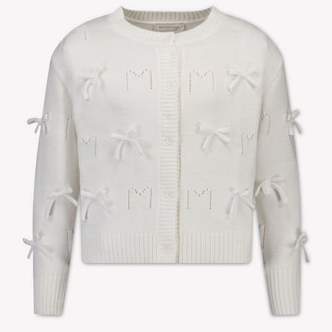 MonnaLisa Kinder Meisjes Vest In Off White