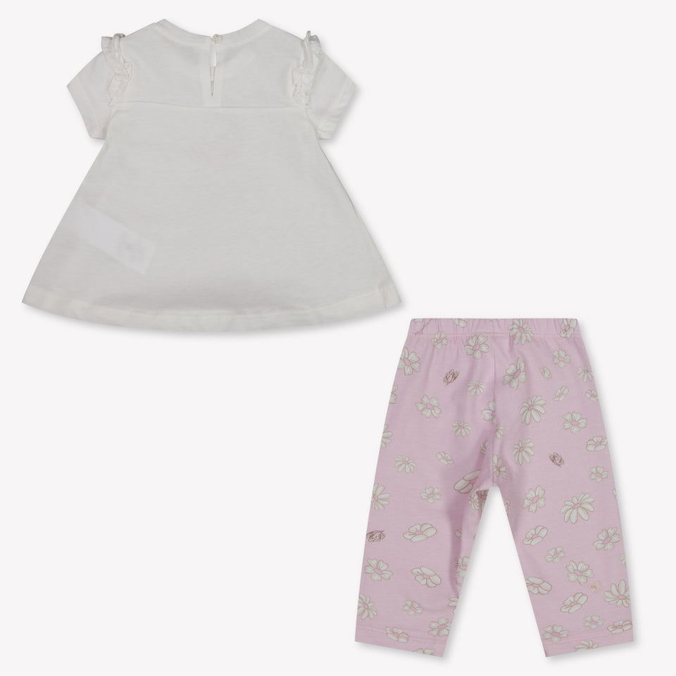 MonnaLisa Baby Girls Set In Light Pink