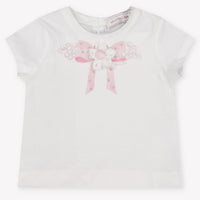 MonnaLisa Baby Meisjes T-Shirt In Off White