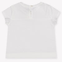 MonnaLisa Baby Meisjes T-Shirt In Off White