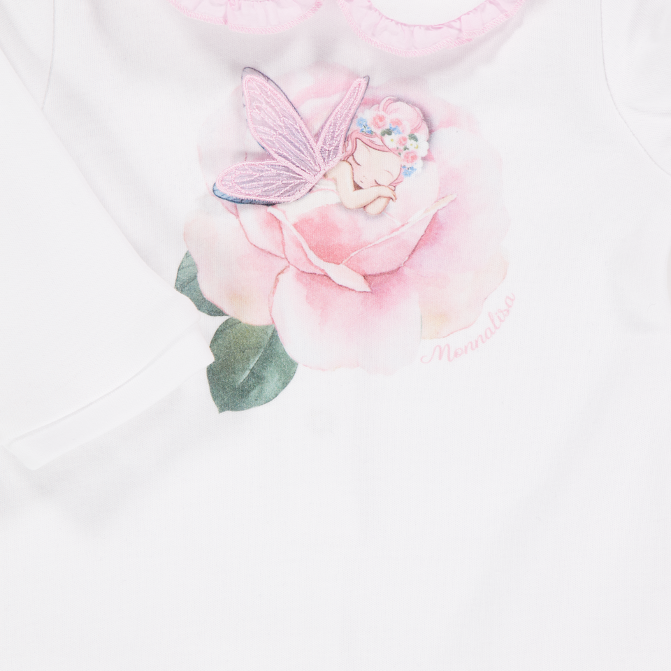 MonnaLisa Baby Meisjes Boxpakje In Off White