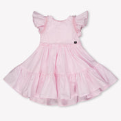 MonnaLisa Baby Meisjes Jurk In Licht Roze