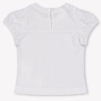 MonnaLisa Baby Meisjes T-Shirt In Wit