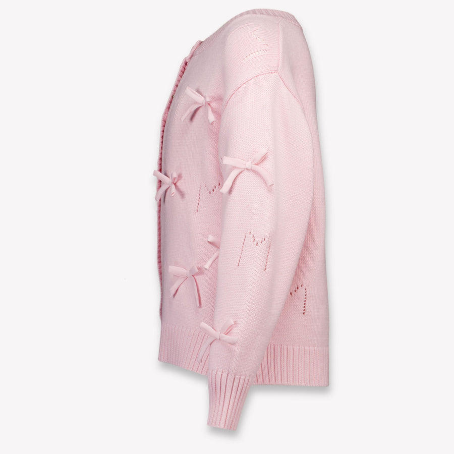 MonnaLisa Kids Girls Cardigan In Light Pink