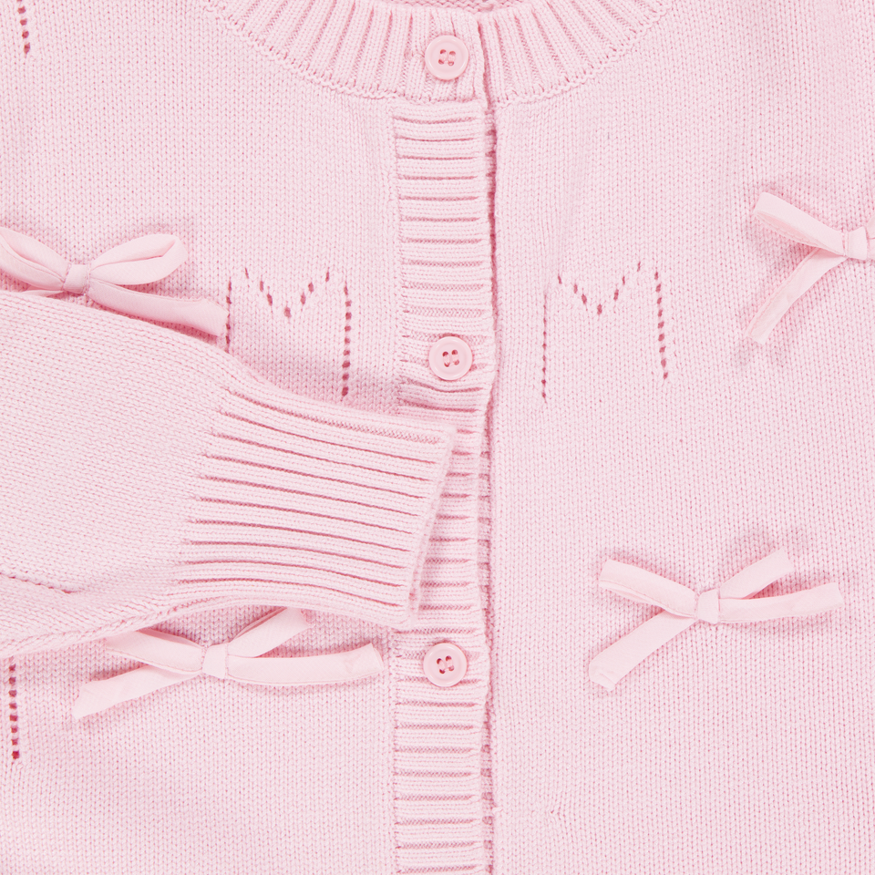 MonnaLisa Kinder Meisjes Vest In Licht Roze