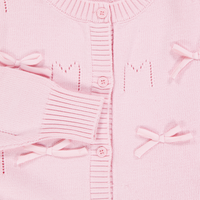 MonnaLisa Kids Girls Cardigan In Light Pink