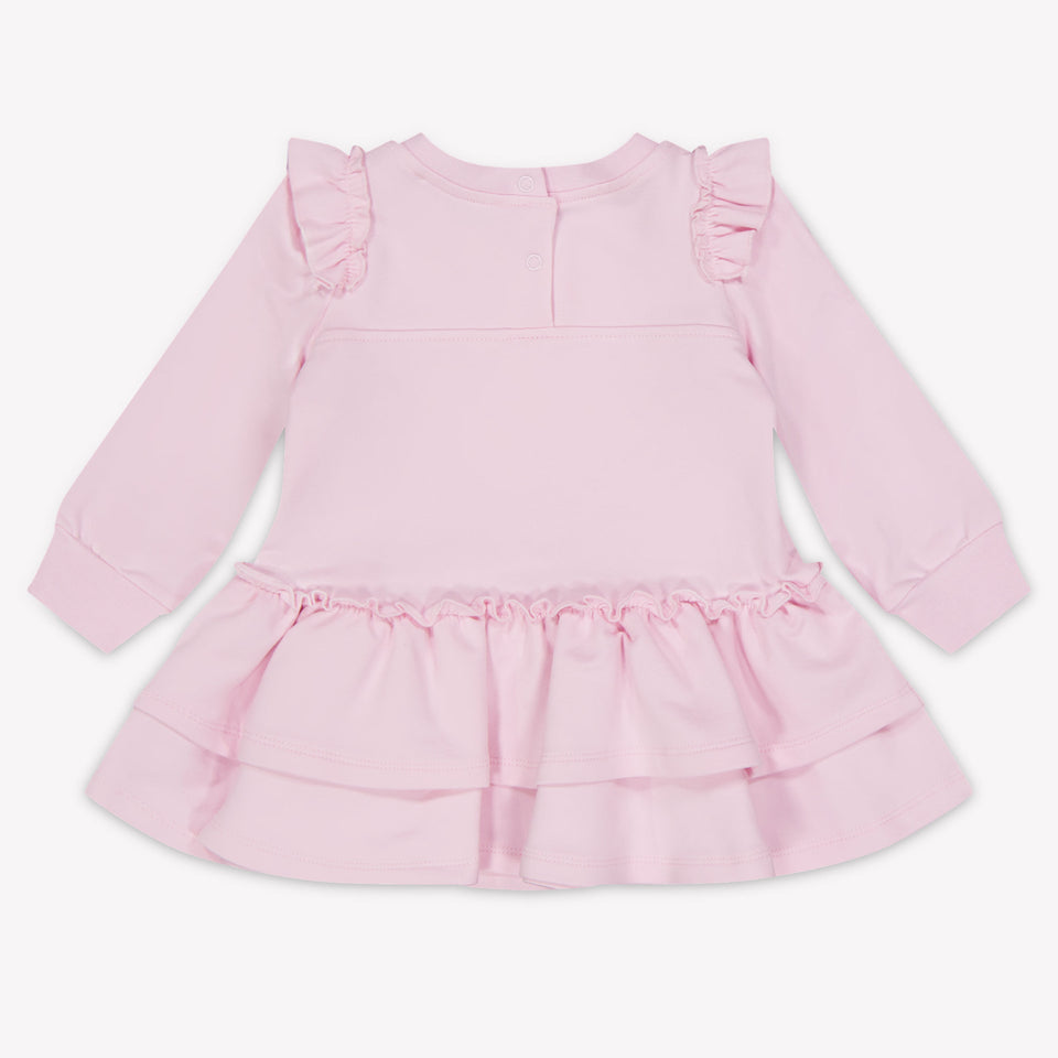 MonnaLisa Baby Girls Dress In Light Pink