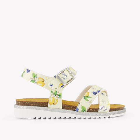 MonnaLisa Girls Sandals In Yellow