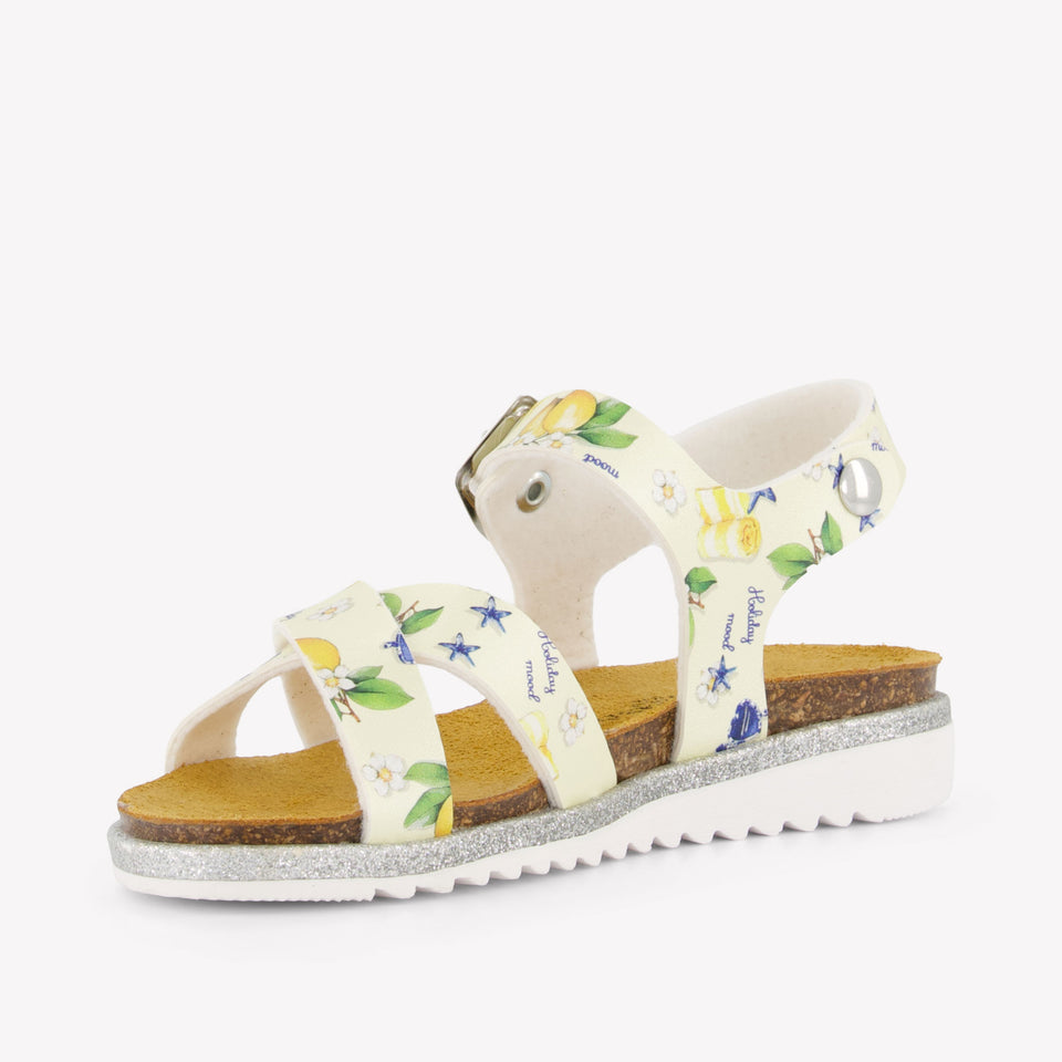 MonnaLisa Girls Sandals In Yellow