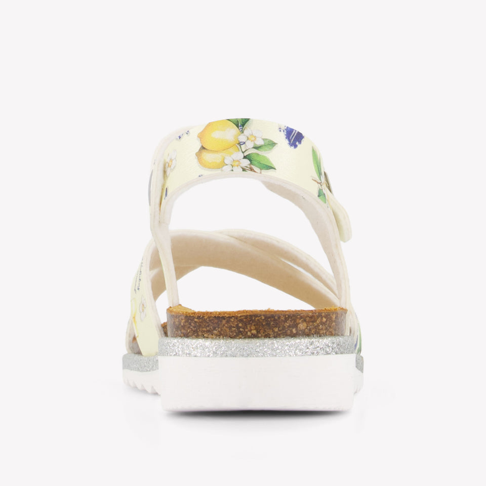 MonnaLisa Girls Sandals In Yellow