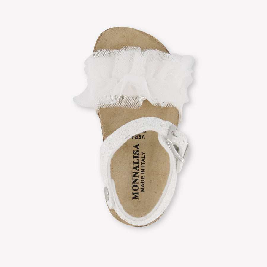 MonnaLisa Meisjes Sandalen In Wit