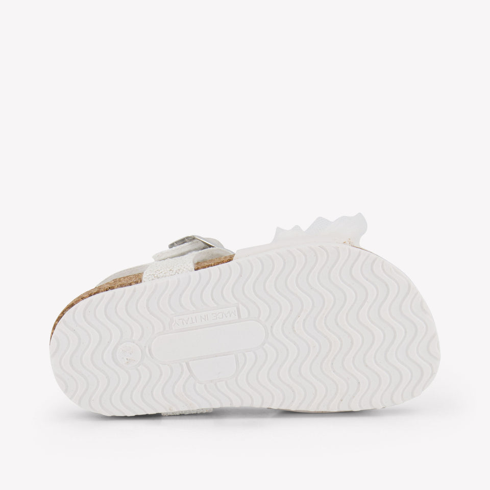 MonnaLisa Girls Sandals In White