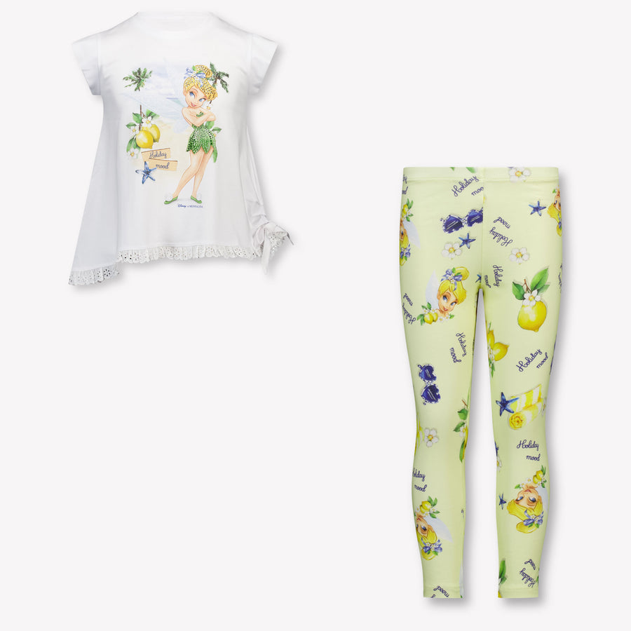 MonnaLisa Girls Set in White