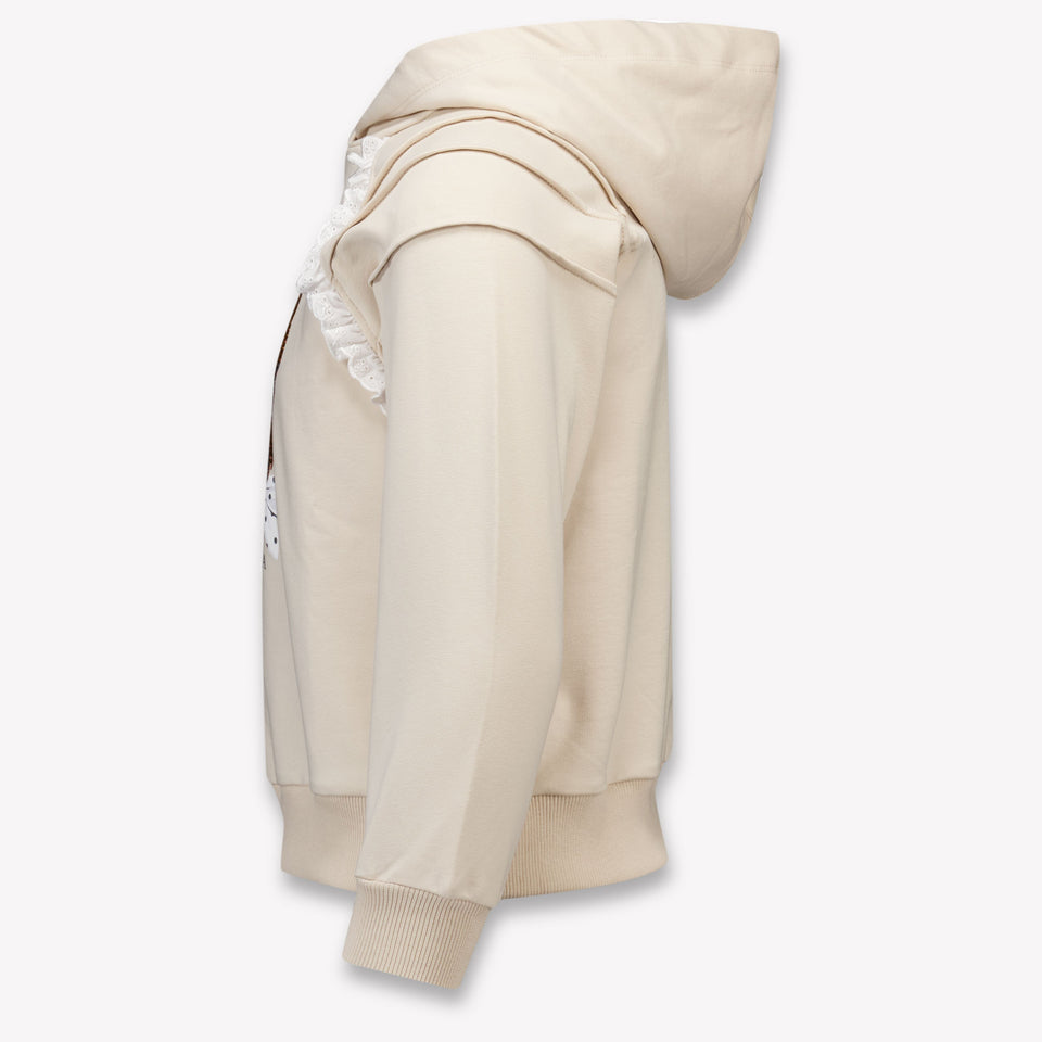 MonnaLisa Kids Girls Sweater In Beige