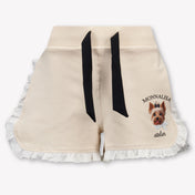MonnaLisa Kids Girls Shorts In Beige