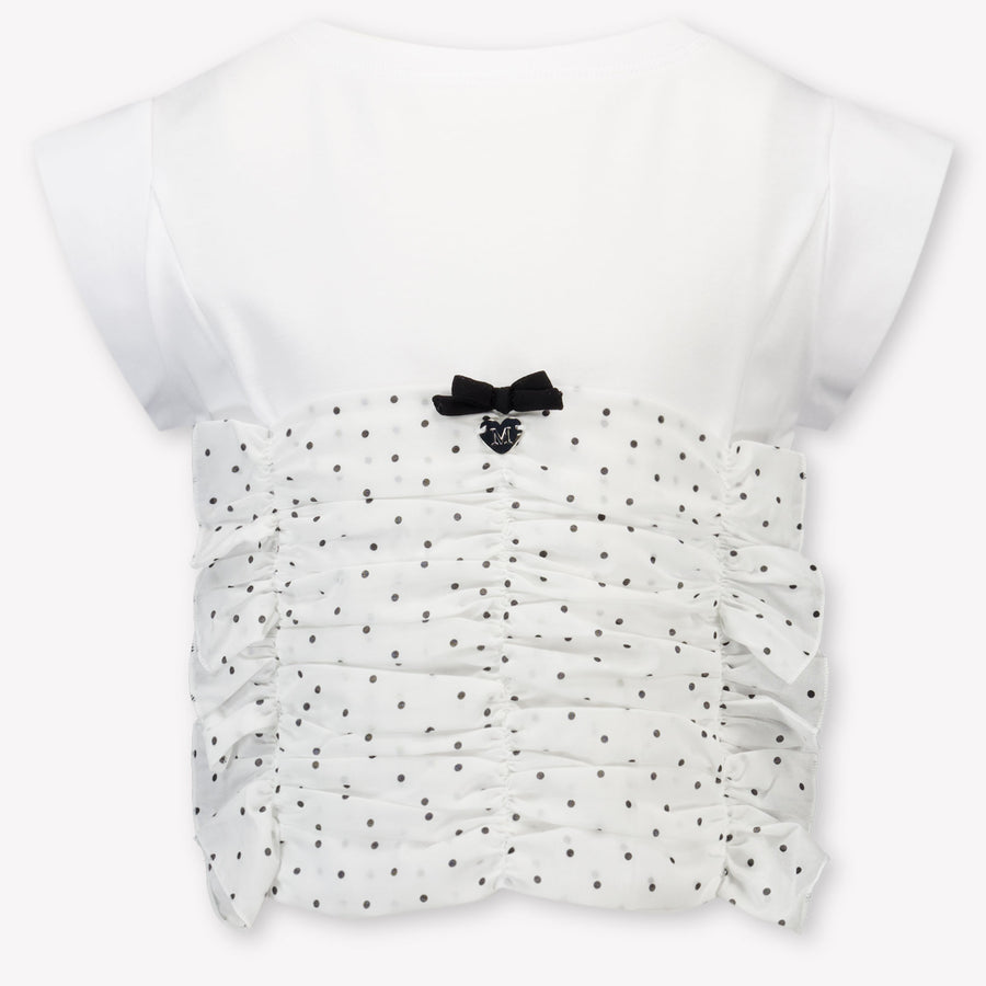 MonnaLisa Kinder Meisjes T-Shirt In Wit