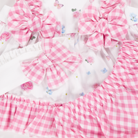 MonnaLisa Baby Meisjes Setje In Licht Roze